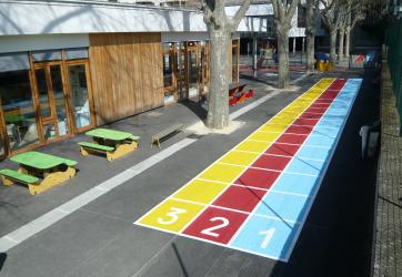 Traçage de couloirs en couleur