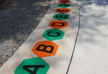 Chenille Alphabet en Thermocollés