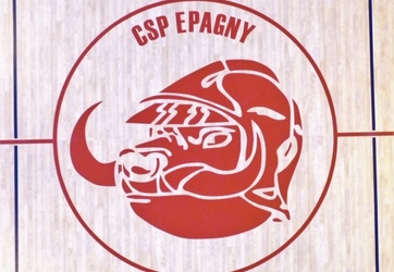 Coloration du rond central d'un Basket-ball pour la pose d'un logo.