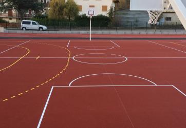 Traçage de plateau sportif