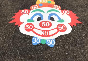 Tête de clown en Thermocollé