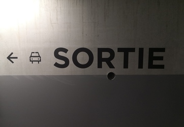 marquages par pochoir de signalétique