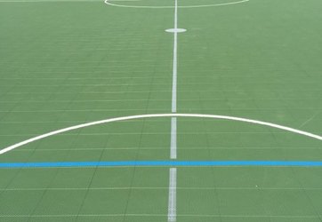 Traçage de terrains de jeux sur dalles plastiques