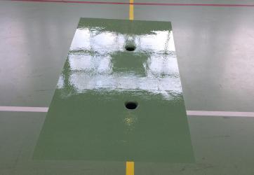 Application d'une résine de finish