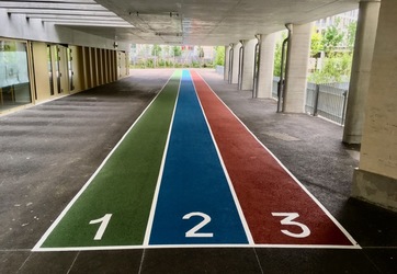 Traçage de couloirs de course 