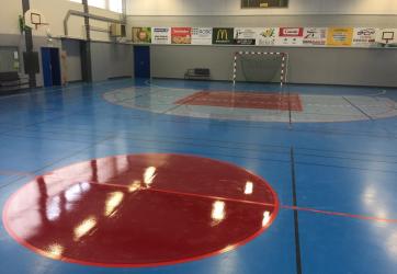Traçage d'un terrain de basket-ball et remplissage des zones