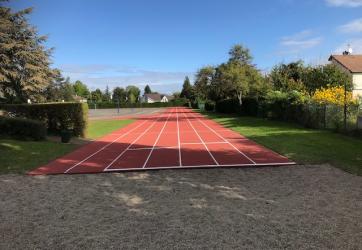 Traçage piste d'athlétisme lyon