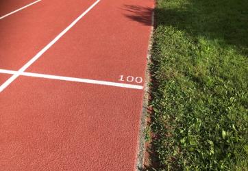 Traçage piste d'athlétisme lyon