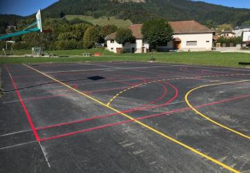 Traçage terrain multisports