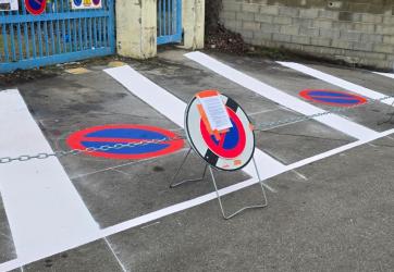 Intervention pour la condamnation d'un zone sur Vénissieux 69