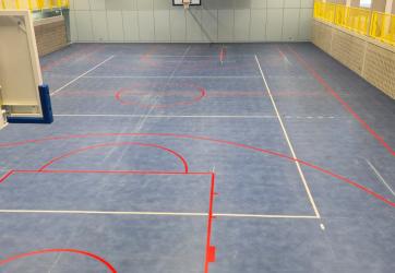 traçage terrain de basket-ball
