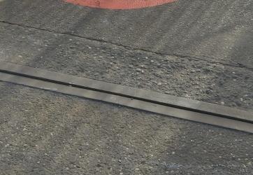 Marquage au sol d'un picto interdiction de stationner 