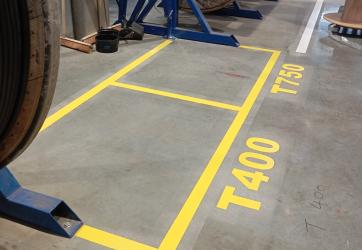 marquage zones de stockage Lyon