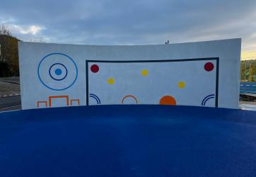marquages sur un mur