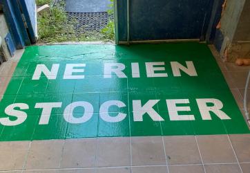 Traçage d'un emplacement spécifique '' ne rien stockez ici '' 