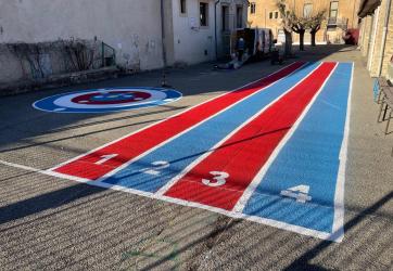 traçage d'une piste