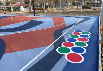 marquage de tennis et design actif