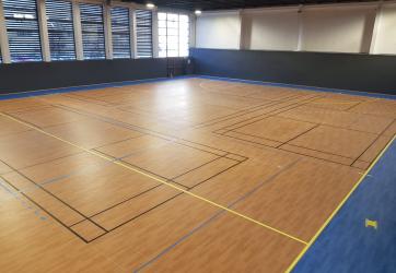 Traçage d'un terrain multisport , Toulon 83