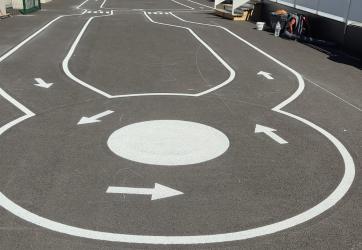 Traçage d'un circuit vélo pour une école (Lyon)