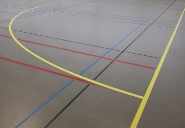 Traçage d'un gymnase , Ecully 69130