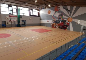 Traçage d'un gymnase ( Verdun-55)