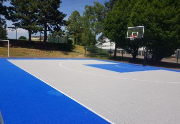 traçage d'un terrain 3x3 sur dalle plastique flexipads