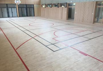 Traçage d'un terrain multisport , Annemasse 74