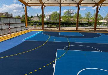traçage d'un futsal en extérieur