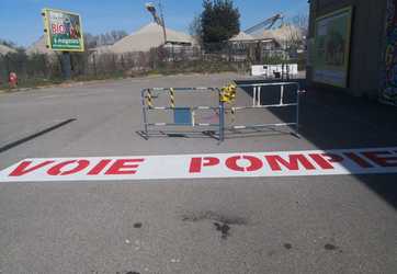 Inscription Voie Pompiers