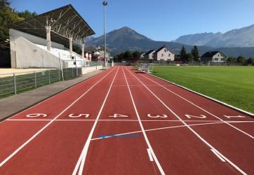 Traçage piste d'athlétisme lyon