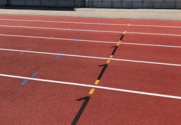 Traçage piste d'athlétisme lyon