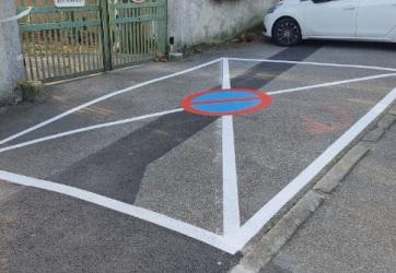 Marquage au sol urbain