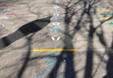 traçage d'une marelle