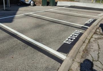Traçage places de parking 