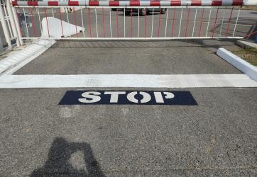 Marquage ligne de stop
