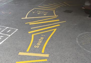 marquage au sol jeux éducatif
