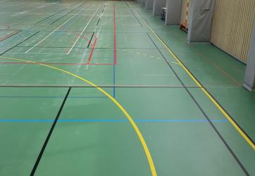 Traçage sportif gymnase