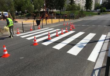 marquage au sol passage piéton