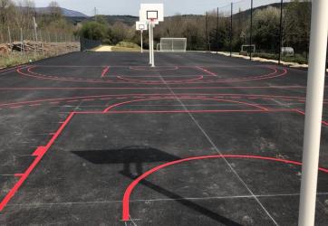 Traçage terrain sportif extérieur