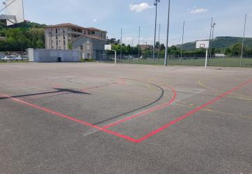 Traçage terrain sportif extérieur