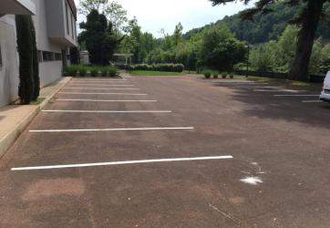 Traçage places de parking