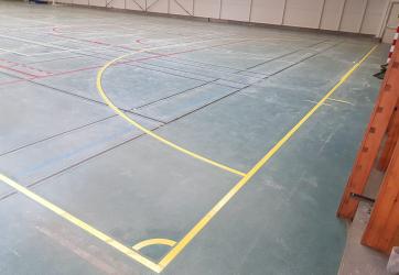 Traçage de terrain futsal Rhône 