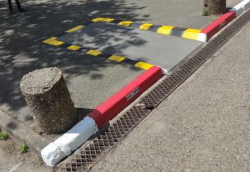 Marquage au sol trottoir Rhône
