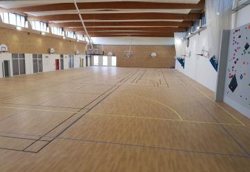 Traçage d'un gymnase