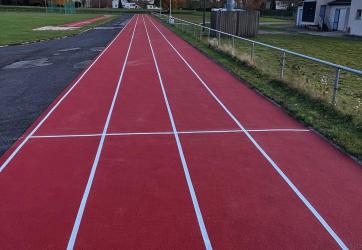 traçage d'une piste de 100 M